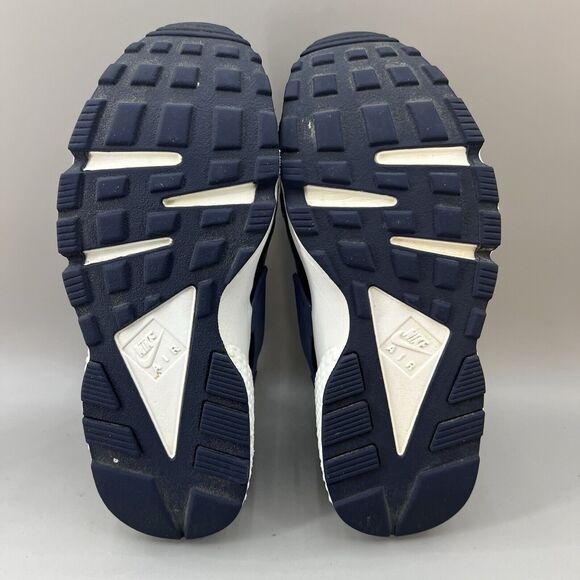 Nike Air Huarache Women Size 7.5 Shoes Diffused Blue White Sneakers 634835-408 - Picture 7 of 8